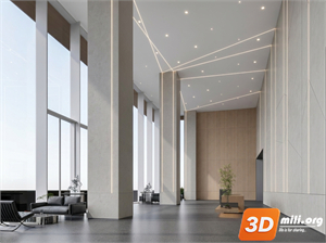 Lobby front desk Skp Files 